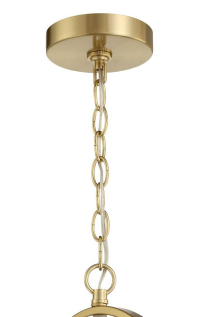 Fortuna 4 Light Foyer in Satin Brass Pendant Craftmade