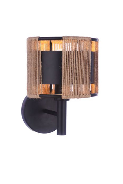 Kensey 1 Light Wall Sconce in Flat Black Wall Sconce Craftmade