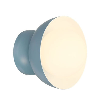 Ventura Dome 1 Light Wall Sconce in Dusty Blue Wall Sconce Craftmade