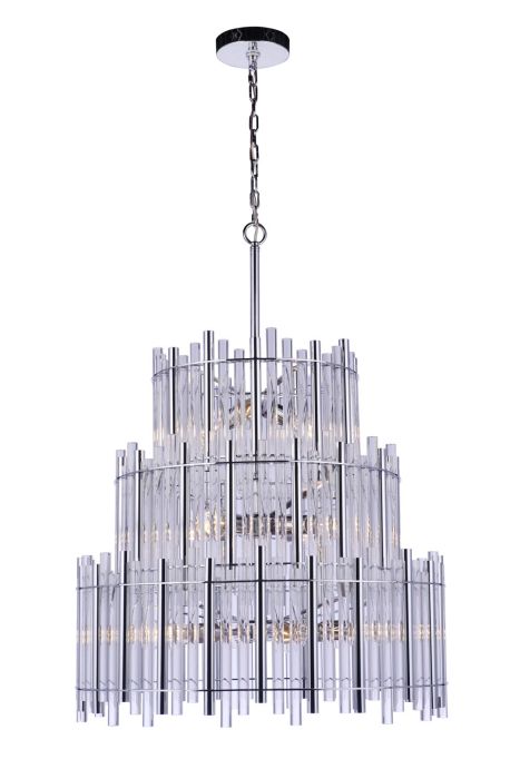 Reveal 13 Light Chandelier in Chrome Chandelier Craftmade