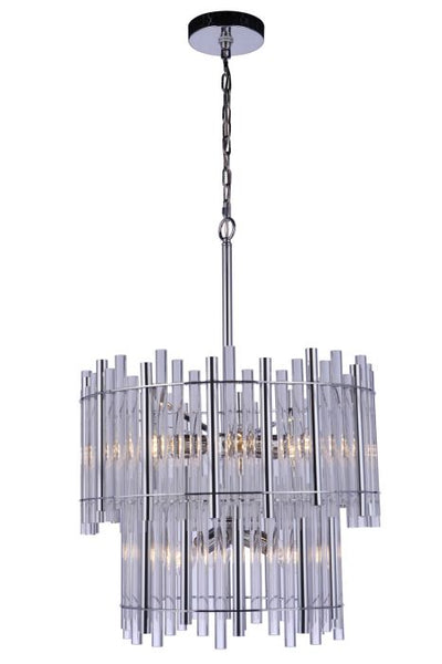 Reveal 9 Light Chandelier in Chrome Chandelier Craftmade