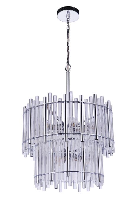 Reveal 9 Light Chandelier in Chrome Chandelier Craftmade