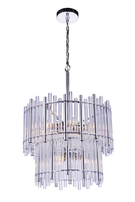 Reveal 9 Light Chandelier in Chrome Chandelier Craftmade