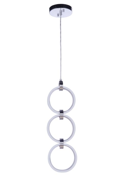 Context 3 Light LED Pendant in Chrome Pendant Craftmade