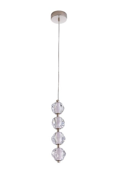 Jackie 4 Light LED Pendant in Polished Nickel Pendant Craftmade