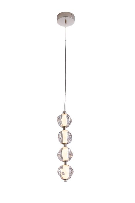 Jackie 4 Light LED Pendant in Polished Nickel Pendant Craftmade