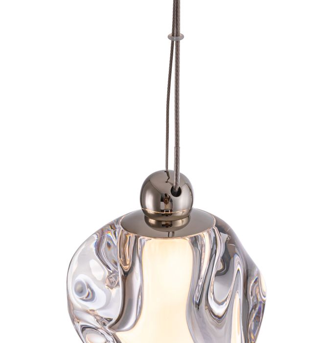 Jackie 4 Light LED Pendant in Polished Nickel Pendant Craftmade