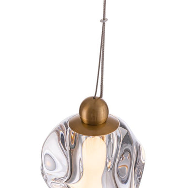 Jackie 4 Light LED Pendant in Satin Brass Pendant Craftmade