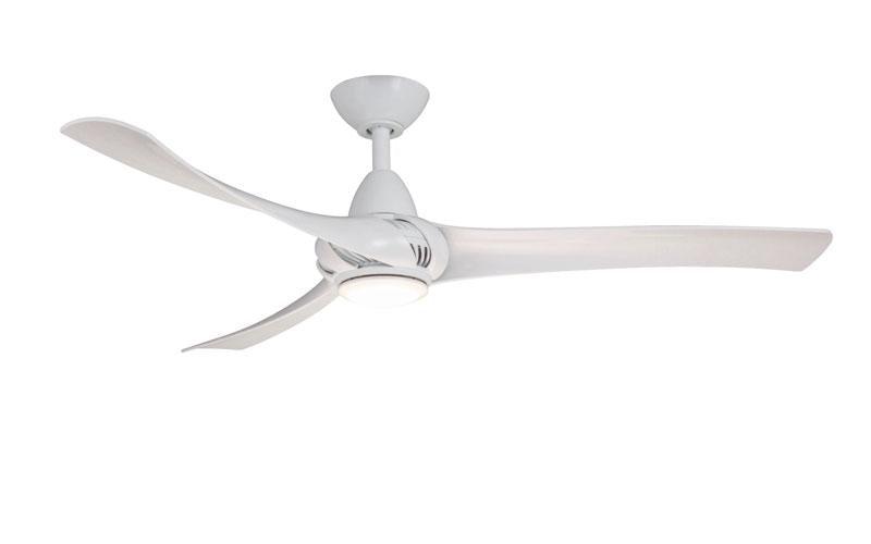 Droid LED White Ceiling Fan Ceiling Fan Wind River