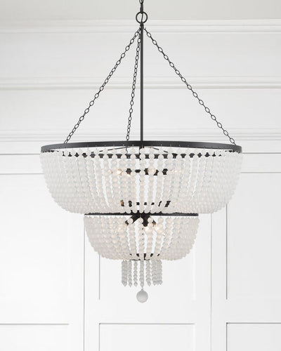 Rylee 12 Light Matte Black Chandelier Chandelier Crystorama