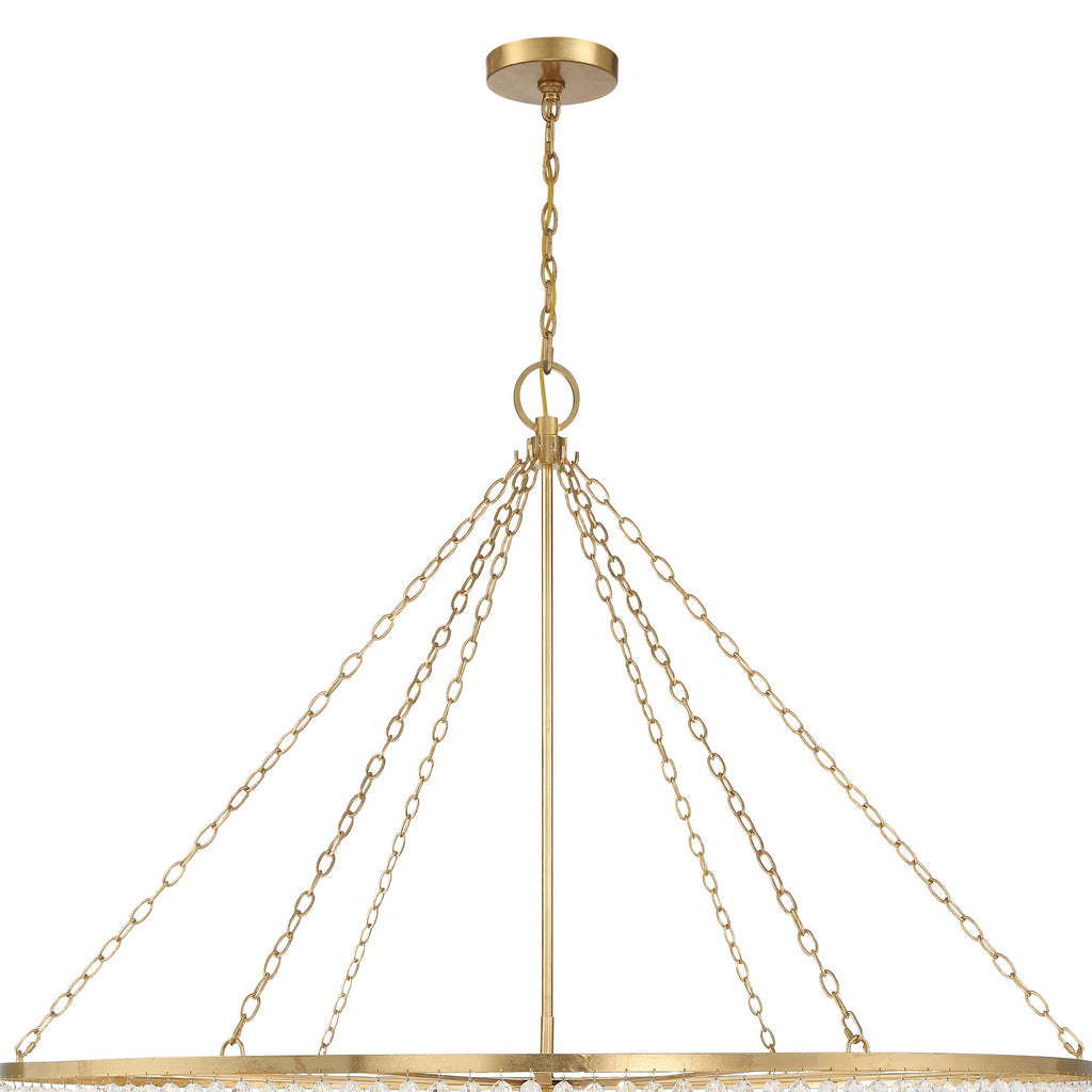 Rylee 24 Light Antique Gold Chandelier Chandelier Crystorama