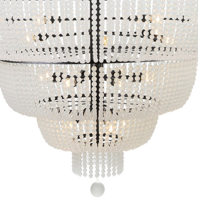 Rylee 24 Light Matte Black Chandelier Chandelier Crystorama