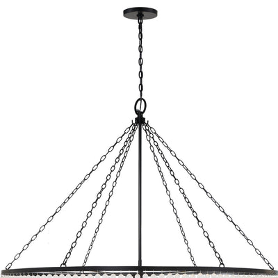 Rylee 24 Light Matte Black Chandelier Chandelier Crystorama