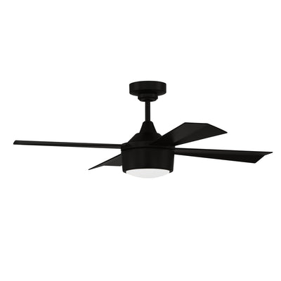 42" Theo,Flat Black Finish, Flat Black Blades, Light Kit Inlcuded (Optional) Ceiling Fan CRAFTMADE