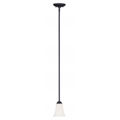 1 Light Black Single Pendant Pendant Livex