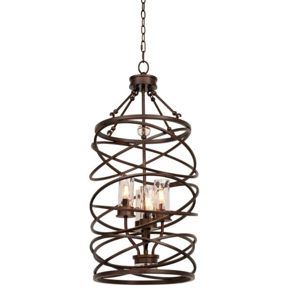 Eternity 4 Light Foyer Chandelier Kalco