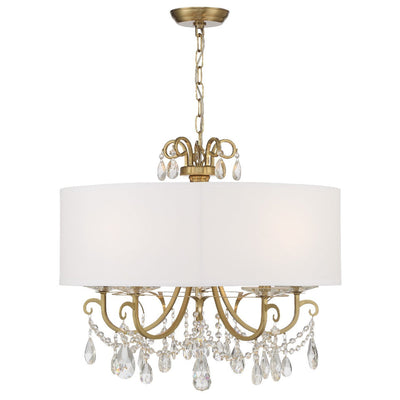 Othello 5 Light Vibrant Gold Chandelier Chandelier Crystorama