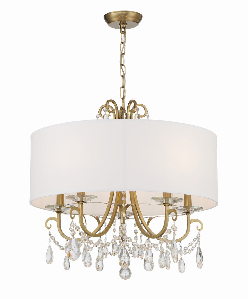 Othello 5 Light Vibrant Gold Chandelier Chandelier Crystorama