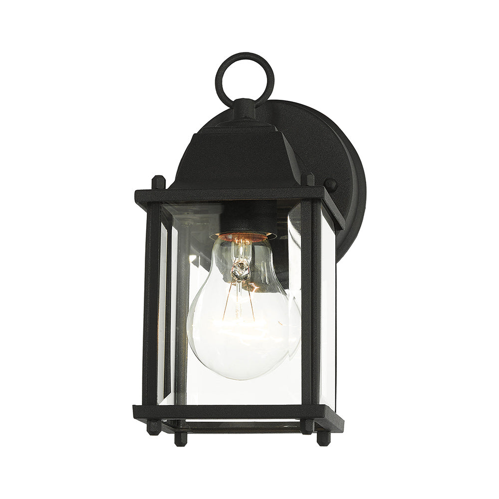 1 Light Textured Black Outdoor Wall Lantern Exterior Livex