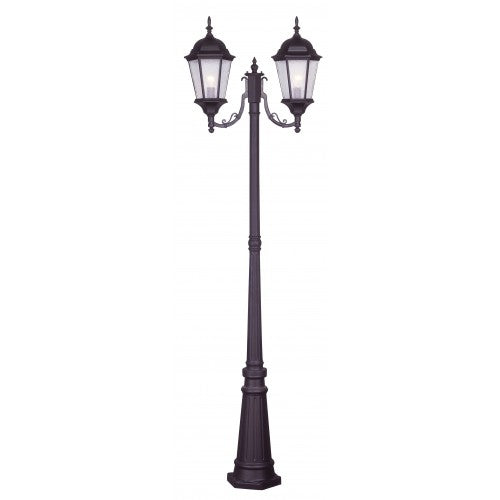 2 Light Bronze Outdoor Post Light Post Livex