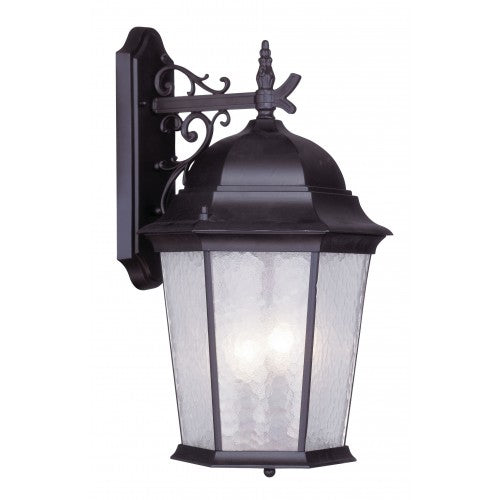 3 Light Bronze Outdoor Wall Lantern Exterior Livex