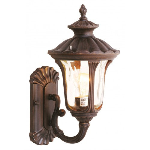 1 Light Imperial Bronze Outdoor Wall Lantern Exterior Livex