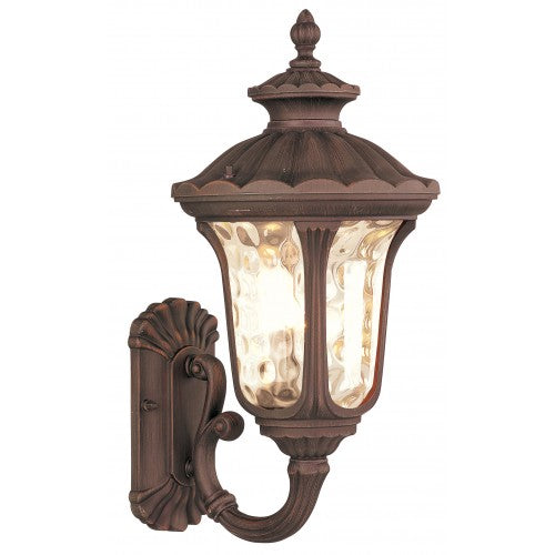 1 Light Imperial Bronze Outdoor Wall Lantern Exterior Livex