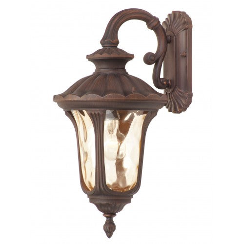 1 Light Imperial Bronze outdoor Wall Lantern Exterior Livex