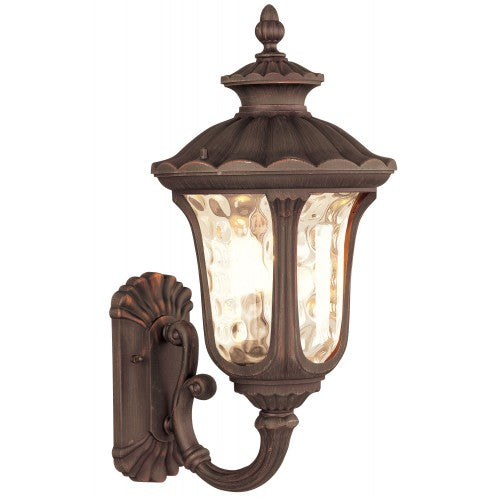 3 Light Imperial Bronze Outdoor Wall Lantern Exterior Livex