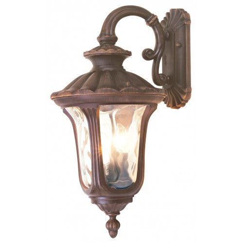 3 Light Imperial Bronze Outdoor Wall Lantern Exterior Livex