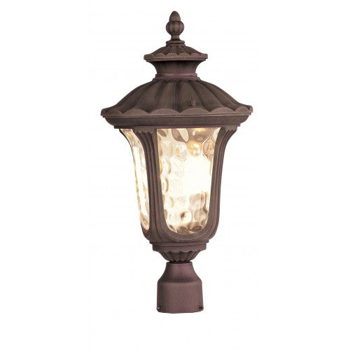 3 Light Imperial Bronze Outdoor Post Top Lantern Post Livex