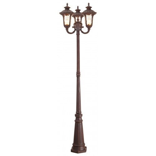 3 Light Imperial Bronze Outdoor Post Light Post Livex