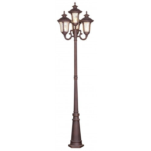 4 Light Imperial Bronze Outdoor Post Light Post Livex