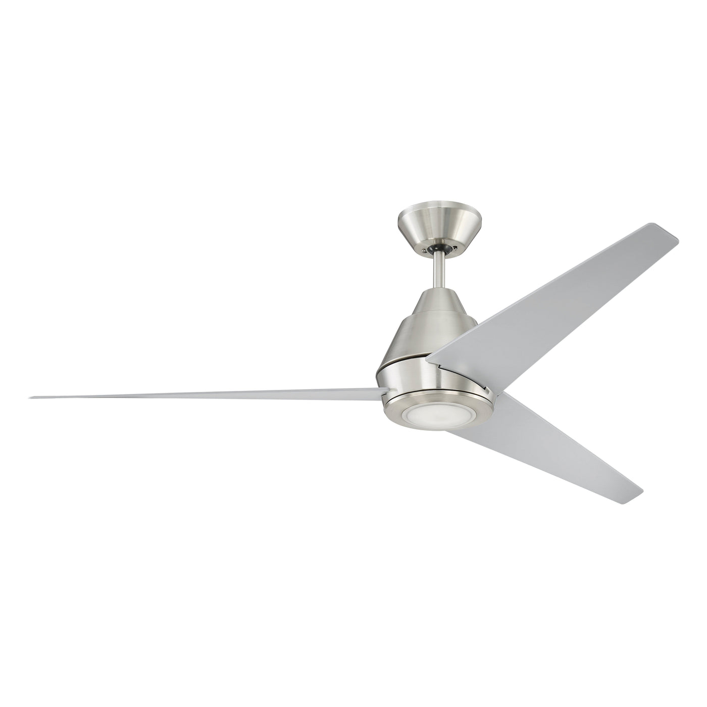 56" Acadian in Brushed Polished Nickel w/ Brushed Nickel Blades Ceiling Fan CRAFTMADE