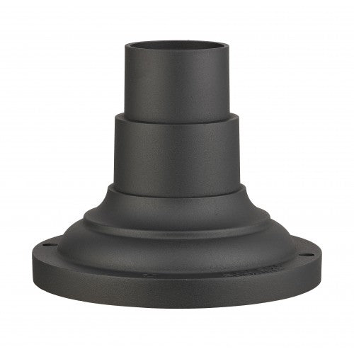 Textured Black Pier Mount Adapter Exterior Livex