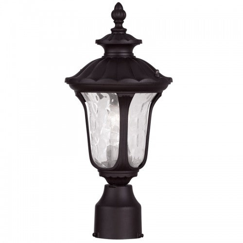 1 Light Bronze Outdoor Post Lantern Exterior Livex