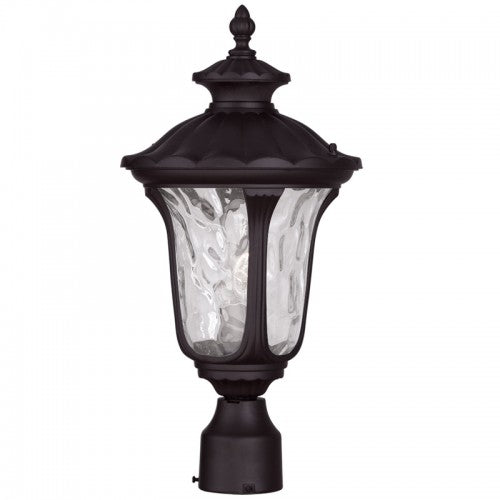 1 Light Bronze Outdoor Post Top Lantern Exterior Livex