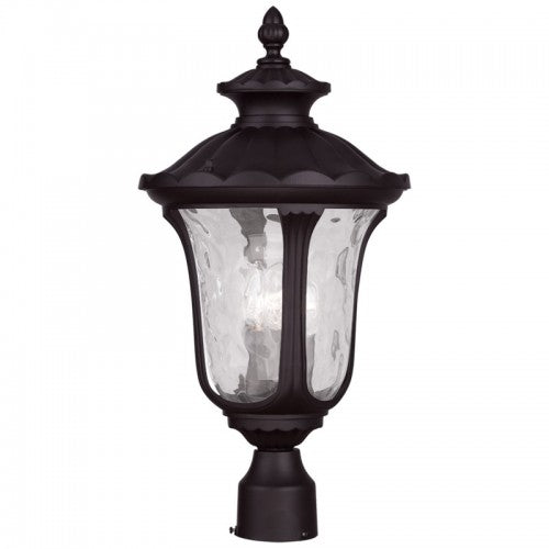 3 Light Bronze Outdoor Post Top Lantern Exterior Livex