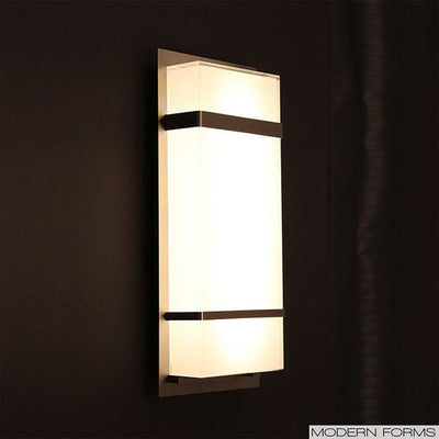 Phantom LED Bronze Outdoor Wall Light 16in Exterior Modern Forms