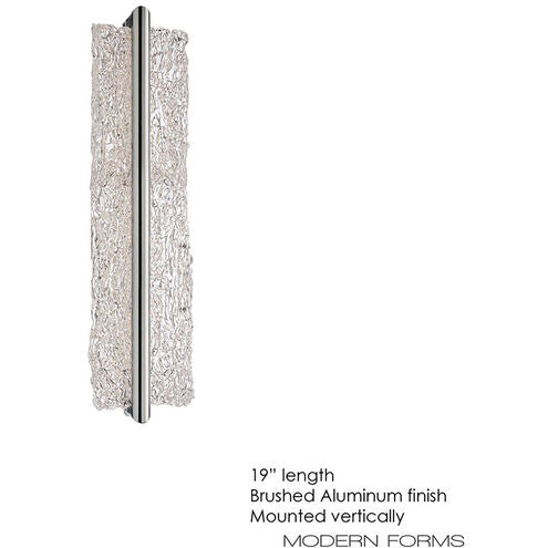 Vetri LED 21 inch Brushed Aluminum Bath Vanity & Wall Light 19in Bath and Vanity Modern Forms