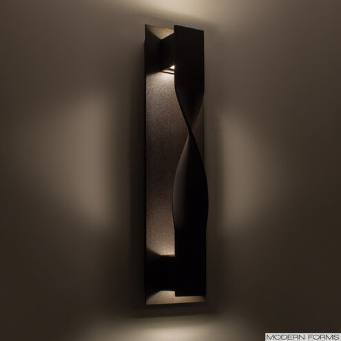 Twist Outdoor Wall Light LED 20 inch Bronze Exterior Modern Forms