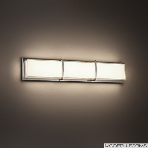 Bahn LED Bathroom Vanity or Wall Light Brushed Nickel 26in Bath and Vanity Modern Forms