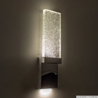 Glacier LED 3 inch Chrome ADA Wall Sconce Wall Light Wall Sconce Modern Forms