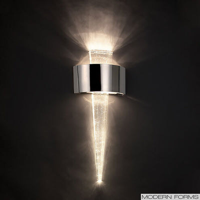Palladian ADA Wall Sconce Wall Light in 10in LED 3 inch Polished Nickel Wall Sconce Modern Forms