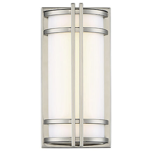 Skyscraper LED 12 inch Stainless Steel Outdoor Wall Light 3500K 12in Exterior Modern Forms