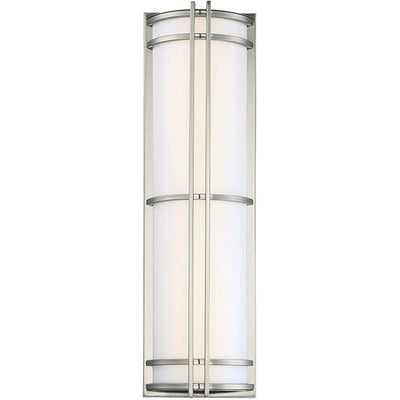 Skyscraper Outdoor Wall Light in 2700K 27in LED 27 inch Stainless Steel Exterior Modern Forms