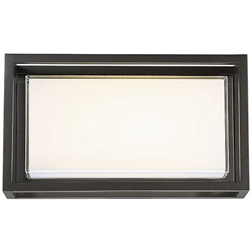 Framed LED 8 inch Bronze Outdoor Wall Light in 14in. Exterior Modern Forms