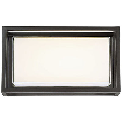 Framed LED 8 inch Bronze Outdoor Wall Light in 14in. Exterior Modern Forms