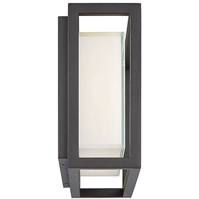 Framed LED 8 inch Bronze Outdoor Wall Light in 14in. Exterior Modern Forms