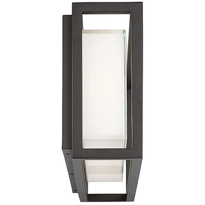 Framed LED 10 inch Bronze Outdoor Wall Light in 20in. Exterior Modern Forms